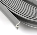 Weather Stripping Door Seal Strip Soundproof Q Foam Tape, Exterior Door Insulation Strip for Large Gap, Easy to Install(Grey, 19.8FT)