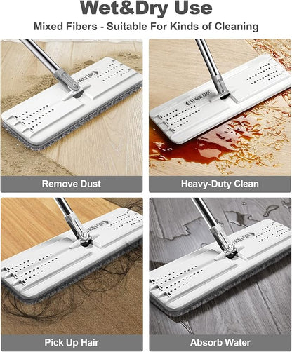 JOYMOOP Flat Mop Pads, Microfiber Mop Cleaning Pads, Washable Pads, Pads - Image 6