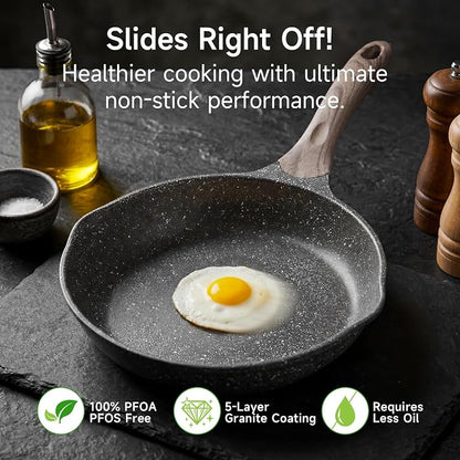 JEETEE 8 Inch Nonstick Frying Pan - Image 5