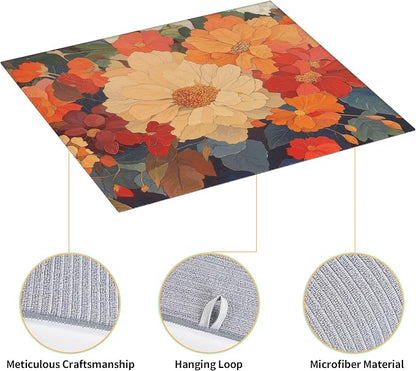 Colorful Floral Dish Drying Mat - Image 4