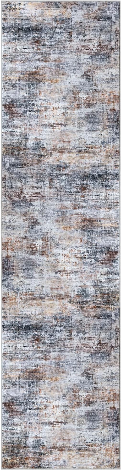 IOHOUZE Abstract Runner Rug 3x10 Ft Washable Runners - Image 9