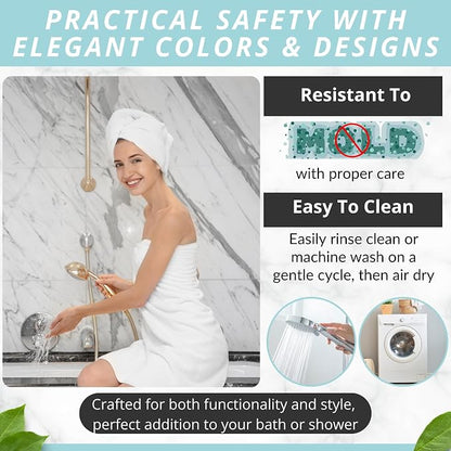 ENKOSI Bath Mat – 40 x 16 Inch Non-Slip Shower Mat - Image 5