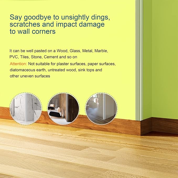 HOMREALM Baby Proofing 7.05ft Long Corner Guards Furniture Corner & Edge Safety - Image 4