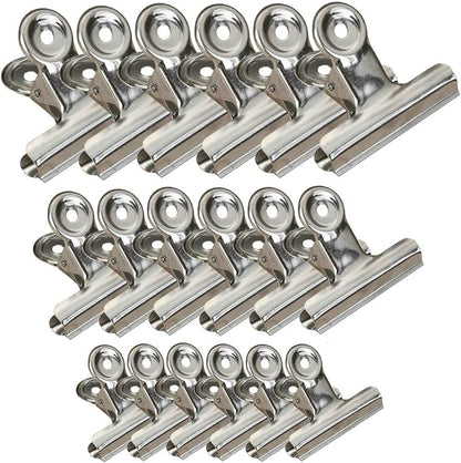 18 Pack Stainless Steel Chip Bag Clips Heavy Duty Food Bags Clamp Clips by Jxystore