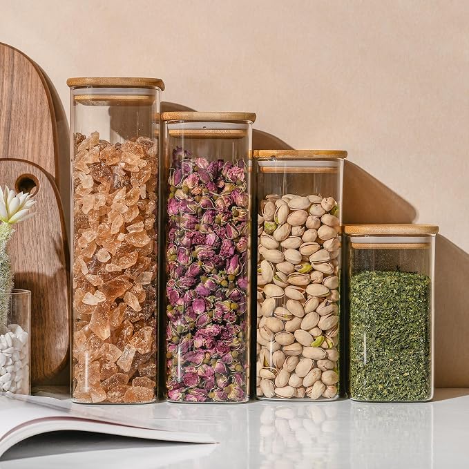 71oz Rectangle Airtight Glass Storage Containers - Image 8