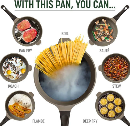 Goodful All-in-One Pan, High-Performance Cast Construction, Dishwasher Safe - Image 3