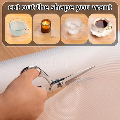 Shelf Liners for Kitchen Cabinets Non-Adhesive & Washable, Non Slip Cabinet - Image 3