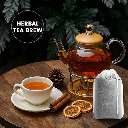 Cold Brew Bags, 6 * 8 Inch Fine Mesh Drawstring Pouches, Fits Mason Jars & - Image 9