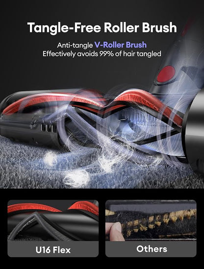 Ultenic Cordless Vacuum Cleaner, 550W/50Kpa, 60Mins Runtime, 180°Bendable Wand - Image 6