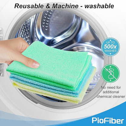 Shop Towels – 20 Pack Edgeless Microfiber Cleaning Cloths, Reusable Towels - Image 8