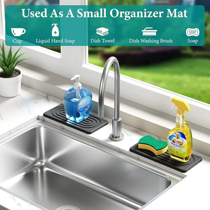 Water Absorbing Stone Tray, Quick Drying Diatomite Bathroom Tray Countertop - Image 6