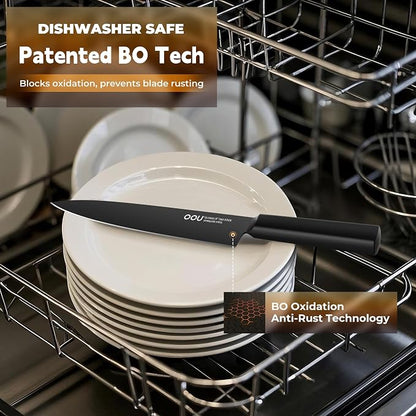 OOU Kitchen Knife Block Set - Image 6