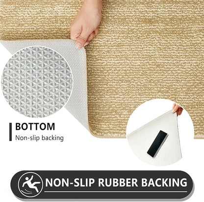 REFETONE Indoor Doormat, Front Door Mat 32"x48" Absorbent Rubber Backing Non - Image 5