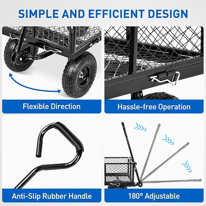 Yesker Steel Garden Carts - Image 4