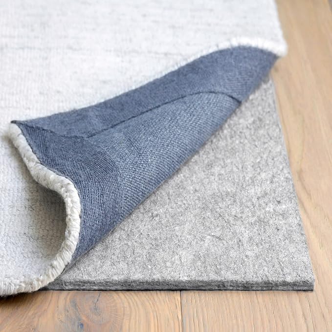 RUGPADUSA - Dual Surface - 7' Round - 3/8" Thick - Felt + Rubber - Enhanced by RugPadUSA