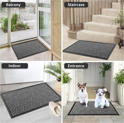 Yimobra Large Door Mat 36x24, All-Weather Waterproof Non-Slip Welcome Matt - Image 9