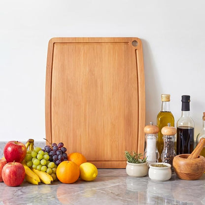 Bamboo Cutting Boards for Kitchen, Carbonized Wood Cutting Board Set - Image 7