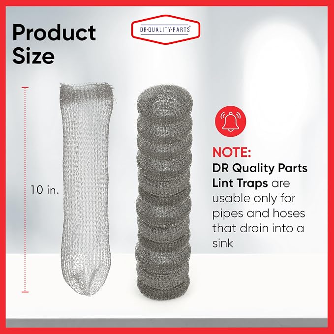 Washing Machine Lint Trap – Stainless Steel Hose Filter, Mesh Drain Catcher - Image 5