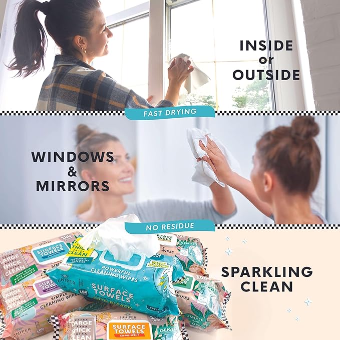 3 Packs Surface Cleaning Wipes, Thick & Large Dispose, All-Purpose Cleaner - Image 5