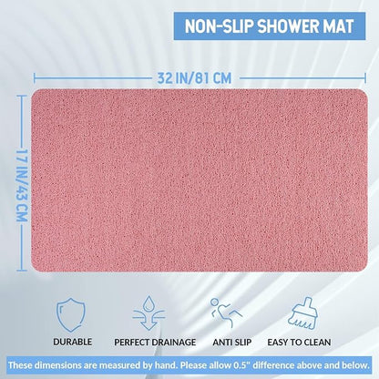 Non-Slip Bathtub Mat, Anti Slip Shower Mat, Fast Drying Bathtub Mats, Foot - Image 2