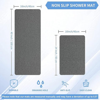 Non Slip Bathtub Mat, Anti Slip Shower Mat, Fast Drying Bath Tub Mats, Foot - Image 2