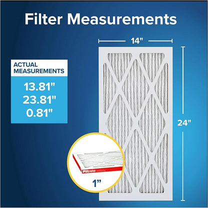 Filtrete 14x24x1 AC Furnace Air Filter, MERV 11, MPR 1000, Micro Allergen - Image 2