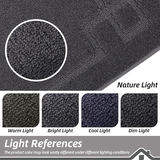 BEQHAUSE Door Mat 20" x 32", Non-Slip Door Mats Indoor Entryway Rugs Washable - Image 6