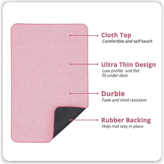 Bath Mat, Ultra Thin Bathroom Runner Rugs, Large Bath Mats - Image 2