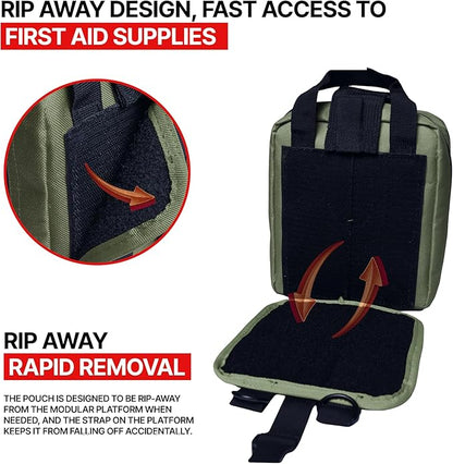 MOLLE Rip Away EMT First Aid IFAK Pouch Medical Empty Bag