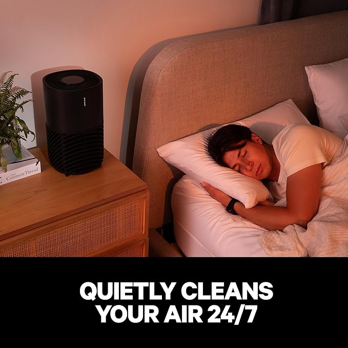 PuroAir 130i Smart Air Purifier for Home Large Rooms - Covers Up To 600 Sq Ft - Filters Up To 99.9% of Pollutants, Smoke, Pollen, Dust - Quiet Air Filter - Air Purifiers for Bedroom
