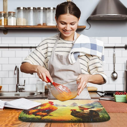 Sanwarm Absorbent Dish Drying Mat, Coffee Bar Decor, Heat Resistant and - Image 6