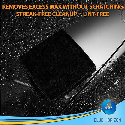 Blue Horizon Microfiber Cleaning Towels, Ultra Soft Plush Wash-Cloths, - Image 6