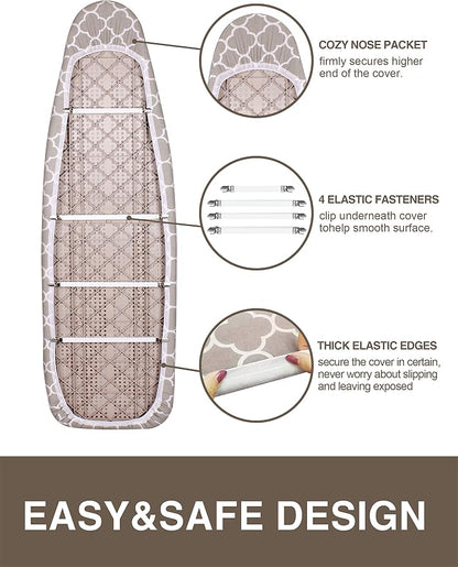 Extra Wide Ironing Board Cover and Pad, 18X49 Reflective Silicone Ironing Board - Image 5