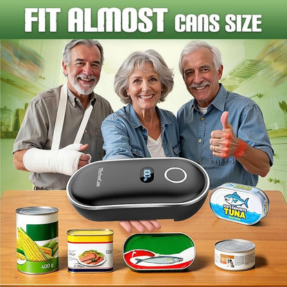 Rechargeable Electric Can Opener, Automatic One Touch Hands Free, Smooth Edge - Image 4