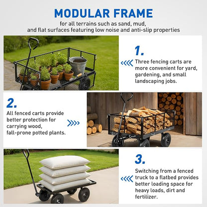Yesker Steel Garden Carts - Image 5