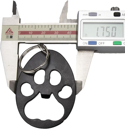 Swatom Dog Paw Keychain Bottle Opener Beer Opener Tool, Key Tag Chain Ring - Image 9