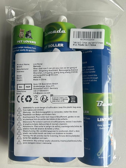 Sticky Lint Roller for Pet Hair: Lint Remover for Dog Cat Hair Mega Value Set - Image 8