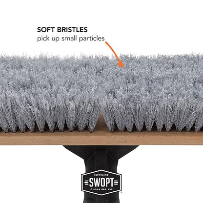 SWOPT 24” Premium Multi-Surface Push Broom Head — Indoor and Outdoor Push Broom - Image 8