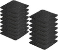 15 Pack Trash Can Odor Filter Refills for Trash Can and Compost Bin, Activated Charcoal Deodorizer Sheets for Indoor Kitchen Compost Bucket Countertop and Recycle Bin, Square 3.9 Inch