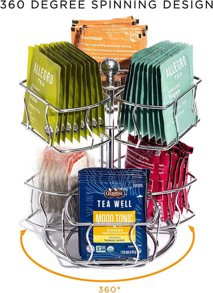 Sorbus Tea Bag Spinning Carousel - Image 4