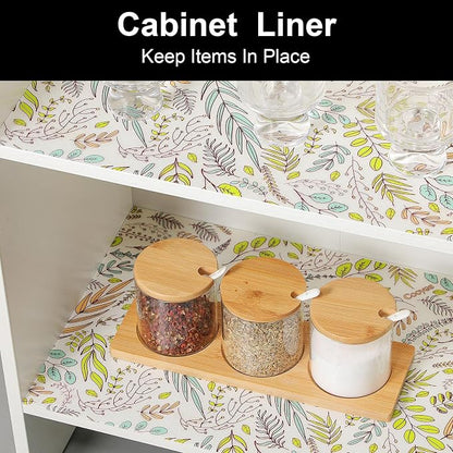 Cooyes Shelf Liners for Kitchen Cabinets, Refrigerator Liners Waterproof & - Image 3