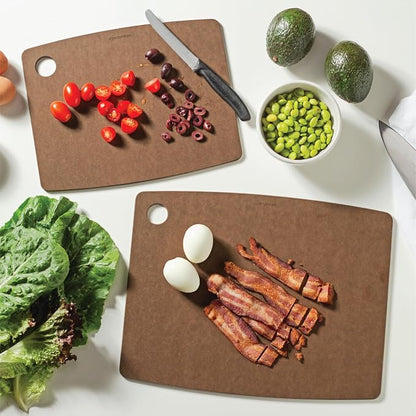 Kitchen Series 11.5" × 9" Cutting Board in Nutmeg - Image 6