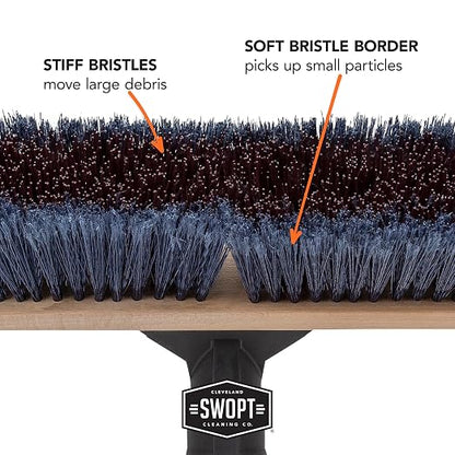 SWOPT 24” Premium Multi-Surface Push Broom Head — Cleaning Head Interchangeable - Image 8