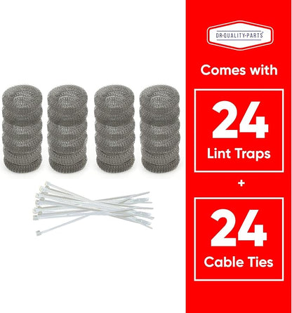 Washing Machine Lint Trap – Stainless Steel Hose Filter, Mesh Drain Catcher - Image 3