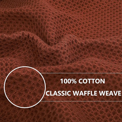 Homaxy 100% Cotton Waffle Weave Kitchen Dish Cloths, Ultra Soft Absorbent Quick - Image 2