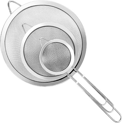 3Pcs Super Wire Extra Fine Mesh Strainer by YLYL