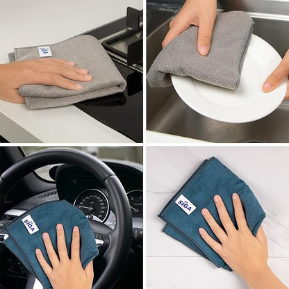 MR.SIGA Microfiber Cleaning Cloth, Size: 13.8" x 15.7" - Image 4
