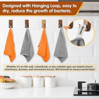 FIXSMITH Microfiber Cleaning Cloth -Pack of 8, Highly Absorbent Cleaning Rags - Image 4