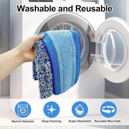 4 Pack Microfiber Cleaning Pad for Bona Mop Safe for Hardwood & Hard Surface - Image 6