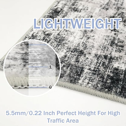 IOHOUZE Abstract Runner Rug 3x16 Ft Long Washable Runners - Image 5